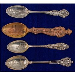 Three Joplin and One Galena Mining Spoons