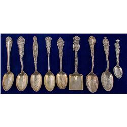 Nine Anaconda Mining Spoons