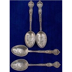 Set of Four Matching Butte Mining Spoons