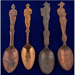 Four Copper Butte Mining Spoons