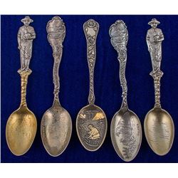 Five Helena Mining Spoons
