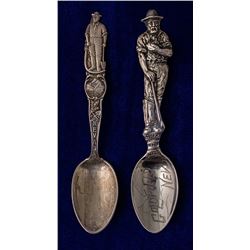 Two Goldfield Mining Spoons