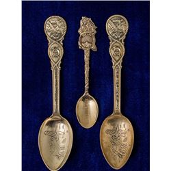 Three Virginia City Mining Spoons
