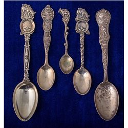 Five Nevada Mining Spoons