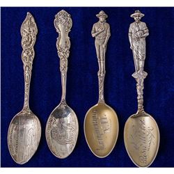 Four New Mexico Mining Spoons