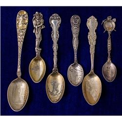 Six Oregon Mining Spoons