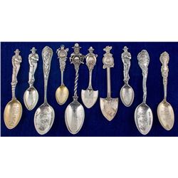 Ten Deadwood Mining Spoons