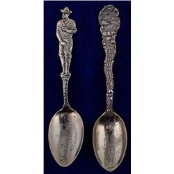 Two Deadwood Mining Spoons