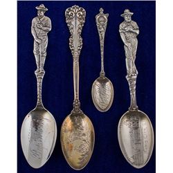 Four South Dakota Mining Spoons