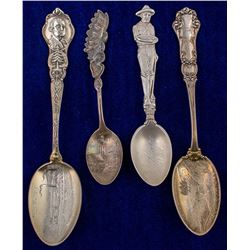 Four Washington Mining Spoons