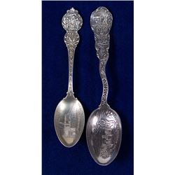 Two Wyoming Mining Spoons
