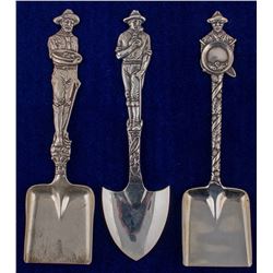 Three Large Shovel Spoons