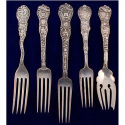 Five Sterling Mining Forks