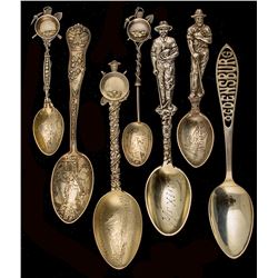 Seven Miscellaneous Mining Spoons