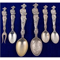 Group of Placer Mining Spoons