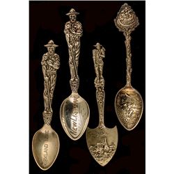 4 Demitasse Spoons, Eastern Canada