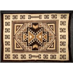 Two Gray Hills Navajo Rug