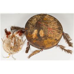 Drum and Shield Wall Hanging