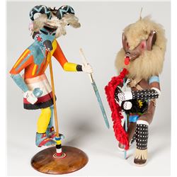 Two Navajo Kachinas (Katsinas)