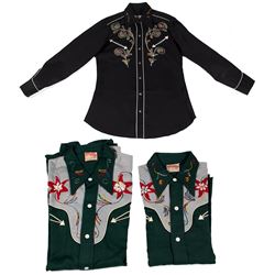 Three Cowboy and Cowgirl Shirts