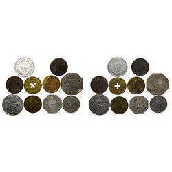 Ten Grass Valley, California Tokens