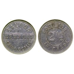 Newport Saloon Token (Cripple Creek, Colorado)