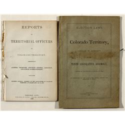 Colorado Territory Political pamphlets
