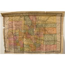 Rand McNally 1885 Map of Colorado