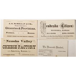 Four Kansas Business Cards
