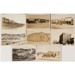 Eight Original Nevada Photo Postcards
