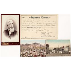 Four Virginia City and Tonopah, Nevada Items