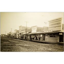 Real Photo Postcard of Mount Angel Saloons