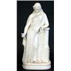 Image 1 : Victorian Parian figurine of a Roman maiden against a pillar clutching a dagger, 34cm high