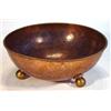 Image 1 : Copper Arts and Crafts bowl with ropetwist rim by Dryad Lester, marks to base, 20cm diameter