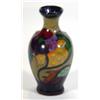 Image 1 : Miniature Gouda pottery vase hand painted with Art Nouveau flowers, marks to base, 8cm high