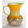Image 1 : Shelley dripping glazed jug, decorated in oranges, greens and browns, marks to base, 21cm high