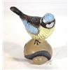 Image 1 : Hand painted Barbara Lynley Adams bluetit on a toadstool, impressed marks to base, 10cm high