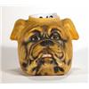 Image 1 : Hand painted bisque boxer dog head vesta, 7cm high