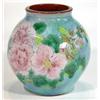 Image 1 : 1950s Chelsea Art pottery vase decorated with panels of flowers, inscribed marks to base, 18cm high