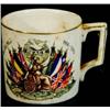 Image 1 : 'Liberty, Justice, Truth and Honour' World War I commemorative mug transfer printed with Britannia, 