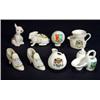 Selection of eight pieces of Arcadian and other crested china including Shelley golf ball, Carlton d