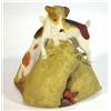 Image 1 : Hand painted Aynsley Mastercraft terrier dog group, label to base, 12cm high