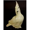 Image 1 : Grey glazed seated Copenhagen parrot, printed and impressed marks to base, 19cm high