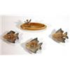 Image 1 : Three Wade fish shaped dishes and a bird design dish, marks to base, largest 14cm long