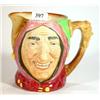 Image 1 : Large hand painted Royal Doulton 'Touchstone' character jug, 15cm high, marks to base