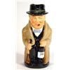 Image 1 : Large hand painted 'Winston Churchill' toby jug, marks to base, 23cm high