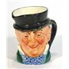 Image 1 : Hand painted Royal Doulton tiny 'Micawber' character jug, marks to base