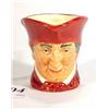 Image 1 : Tiny hand painted Royal Doulton 'Cardinal' character jug, marks to base, 7cm high