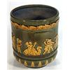 Image 1 : Doulton Lambeth stoneware jardiniere, relief moulded with figures, animals etc, impressed marks to b