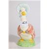 Image 1 : Large hand painted Beswick ware Beatrix Potter 'Jemima Puddleduck', gold back stamp, 16cm high